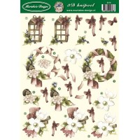 VBK2616 Marieke`s Design - Bloemen krans